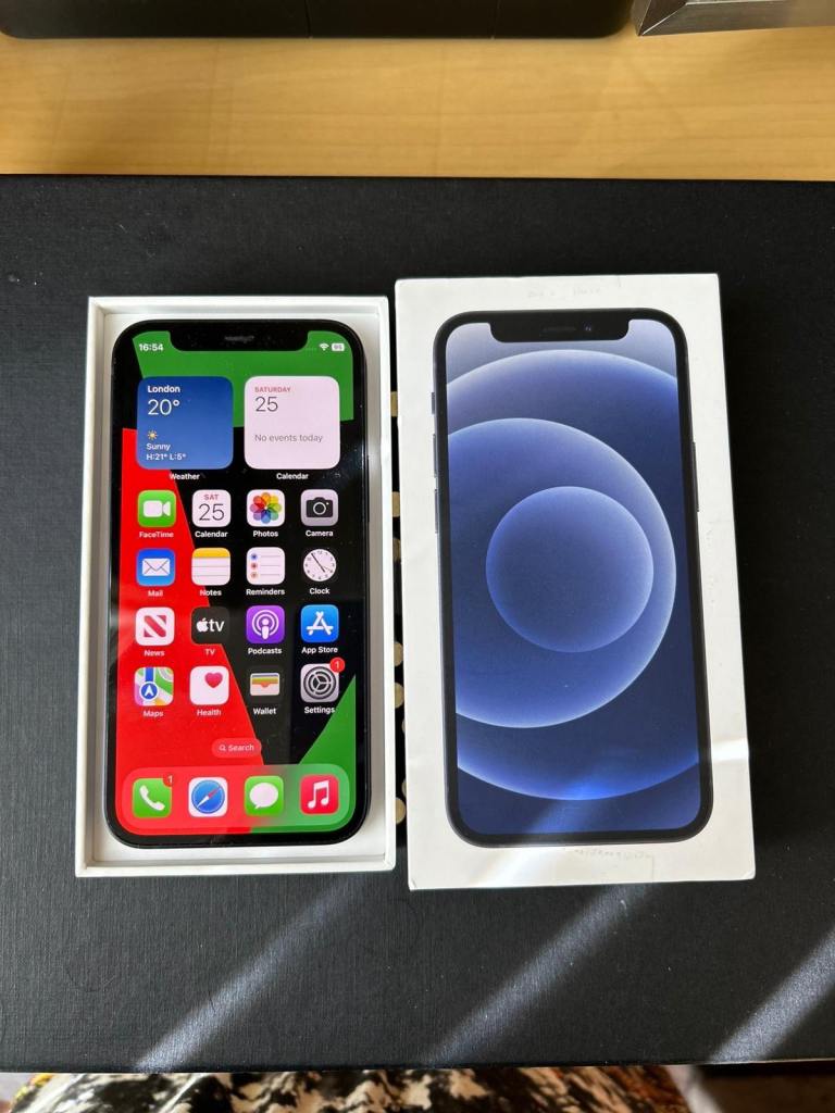iPhone 12 mini Black 64GB Excellent condition 