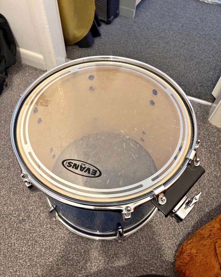 Pearl Export Series 14” Rack Tom Transparent Blue