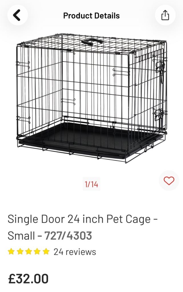 Dog crate 