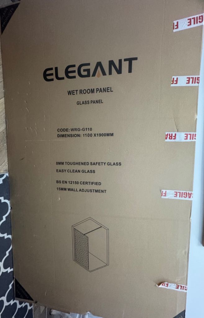 Shower/ wet room privacy glass