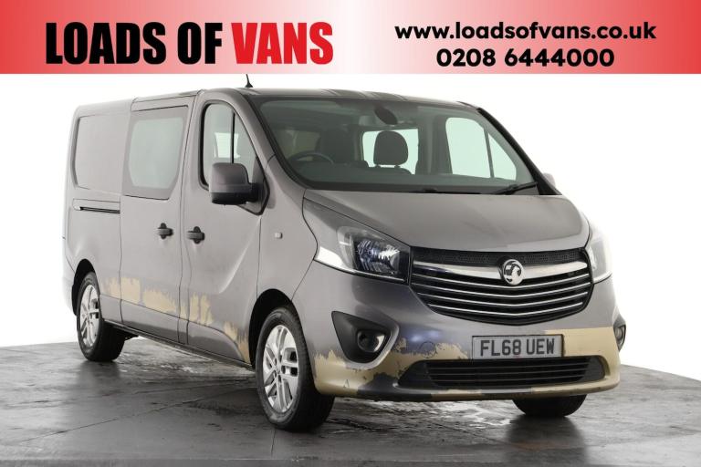 2018 Vauxhall Vivaro 2900 1.6CDTi BiTurbo 125 ecoTEC H1 Ltd Ed Nv D/Cab Crew Van Diesel Manual