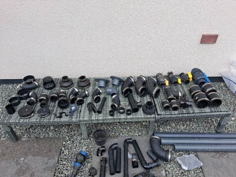 Koi Pond fittings 
