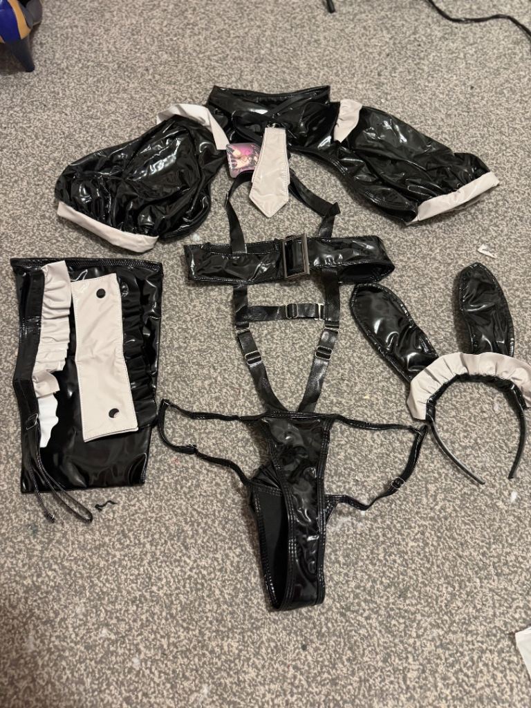 Korura Club Bunny Maid Costume - Black, New with Tags