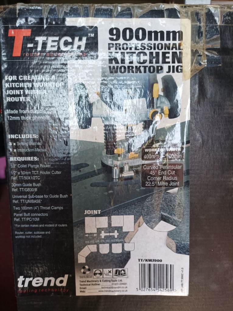 T-Tech 900mm Professional Kitchen Worktop Jig