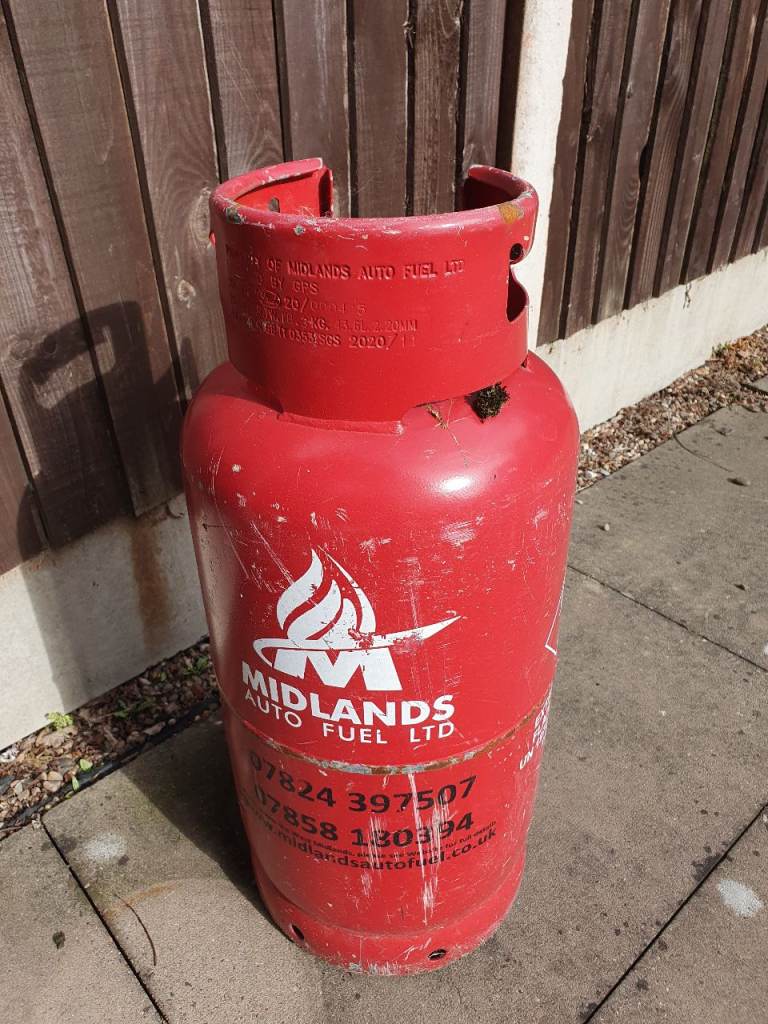 Propane gas and bottle 