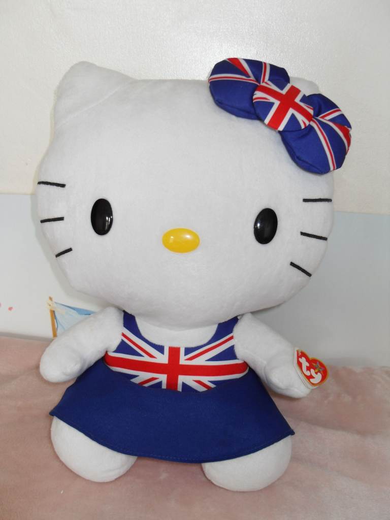 Large 34cm Hello Kitty TY Beanie Buddies 2012 With Tags Like-New