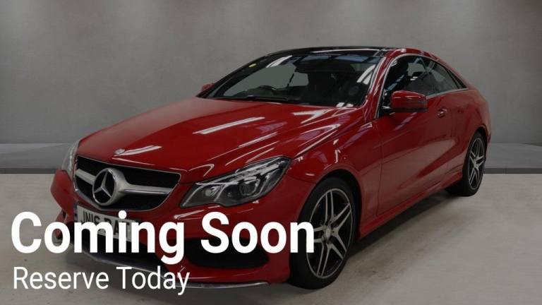 2016 Mercedes-Benz E Class 3.0 E350d V6 BlueTEC AMG Line (Premium) Coupe 2dr Diesel G-Tronic+ Eur...