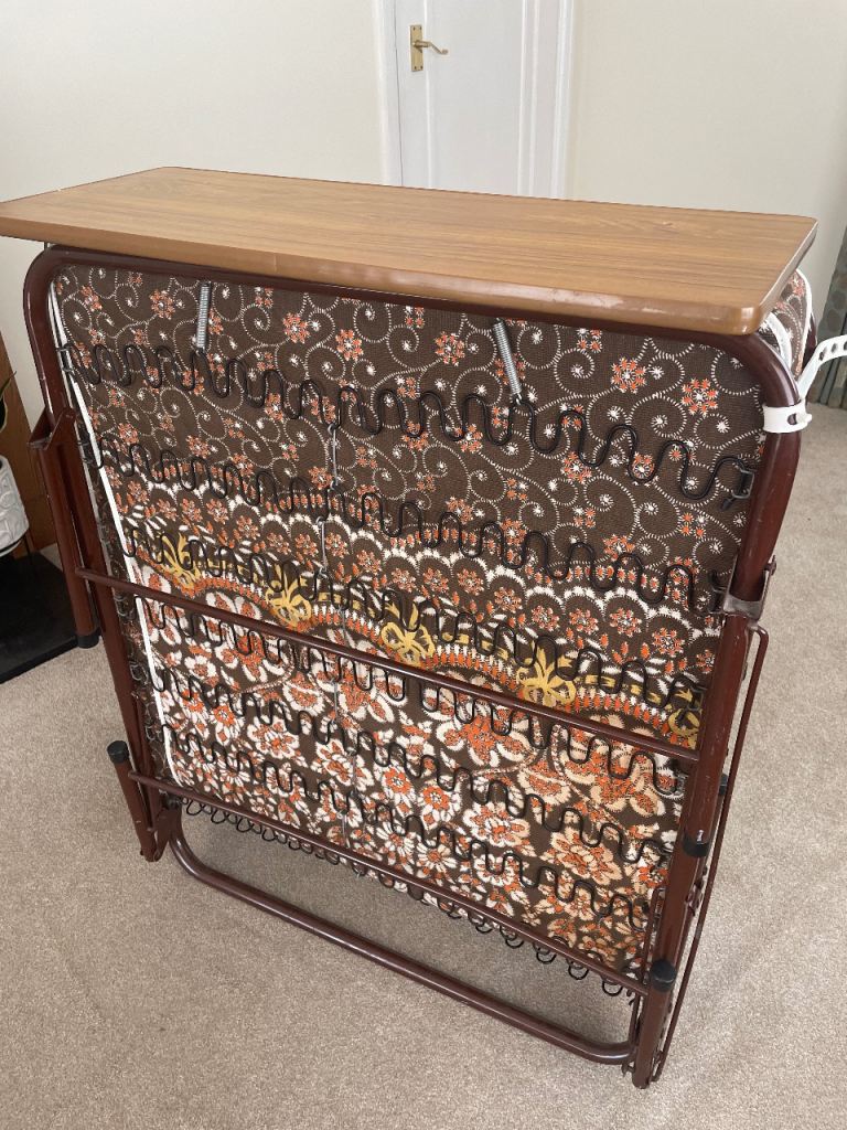 Folding Guest Bed with Mattress – Good Condition