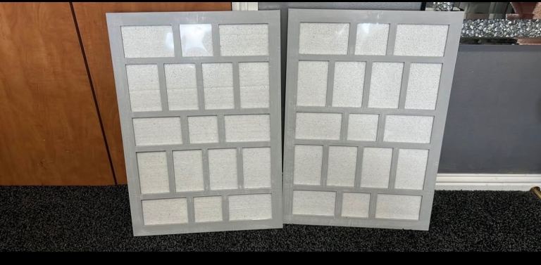 2 x large photo frames 