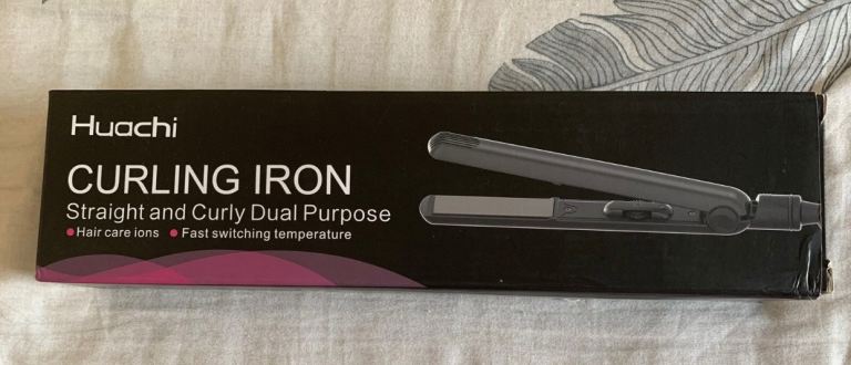 CURLING IRON Straight and Curly Dual Purpose • Hair care ions • Fast switching temperature