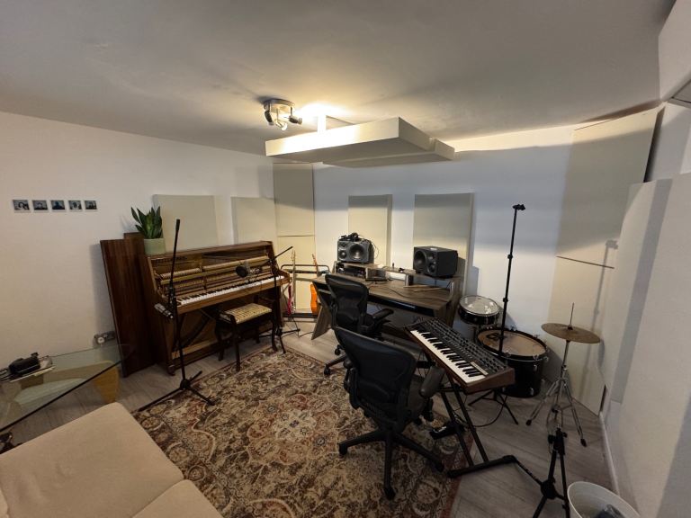Music Studio With Window in London