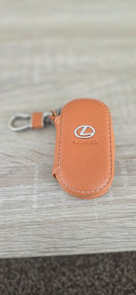 Premium Lexus Leather Key Fob Case – Sleek Protection (Like New)