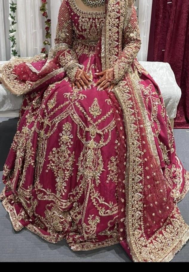 Stunning Red and Gold Bridal Lehenga – Worn Once, AS GOOD AS NEW