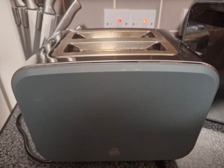 Toaster, kettle and microwave set