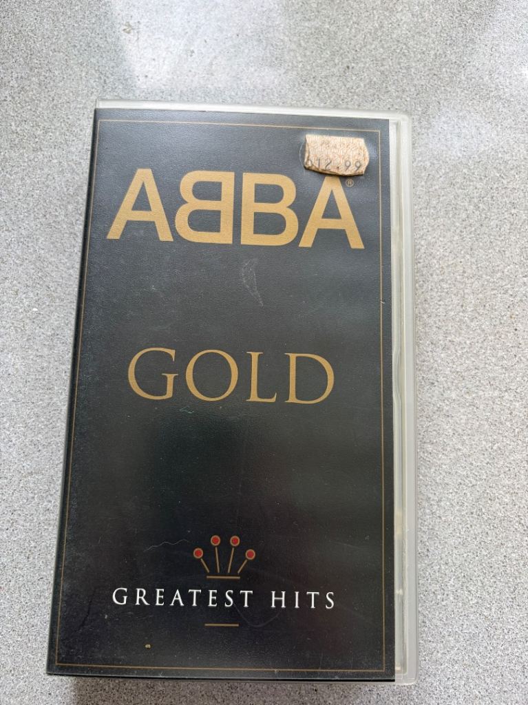 ABBA Gold Greatest Hits VHS Video Cassette