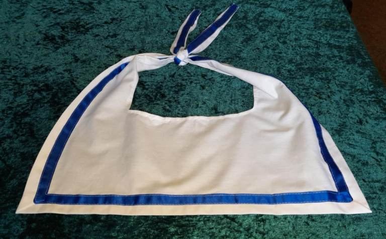 Sailor fancy dress cap and collar