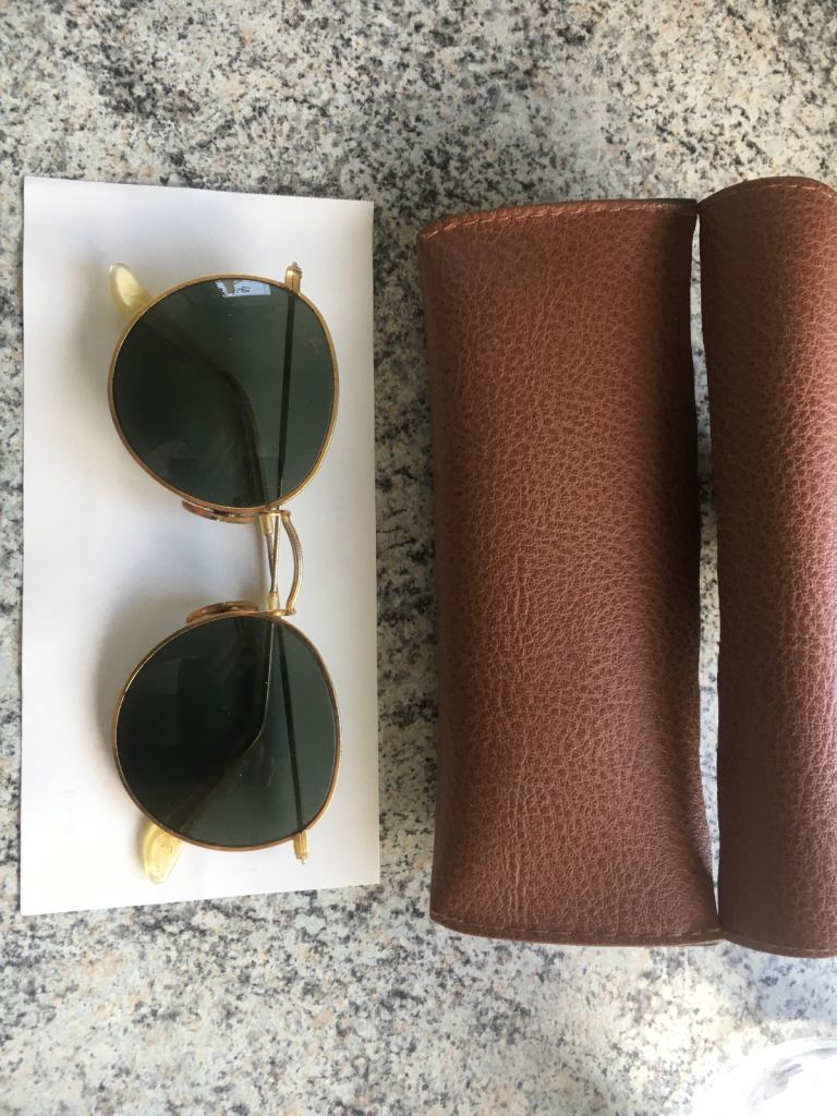Mens RayBan Round Lens Sunglasses