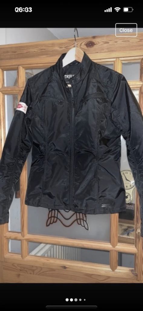 Triumph ladies biker jacket