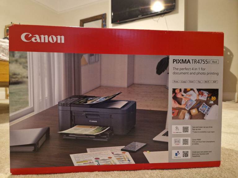 Canon PIXMA TR475S Printer – Brand New in Box