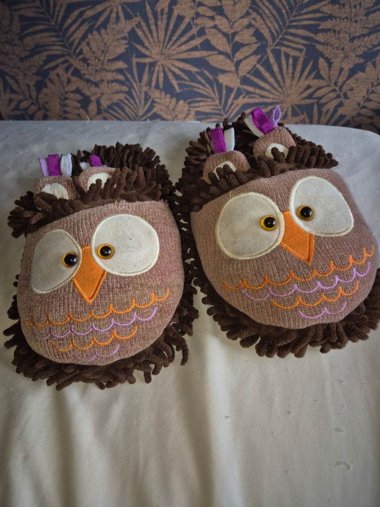Owl slippers 