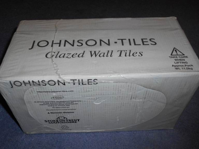 *BRAND NEW* -- Johnson Prismatic White Shark Glazed Wall Tiles