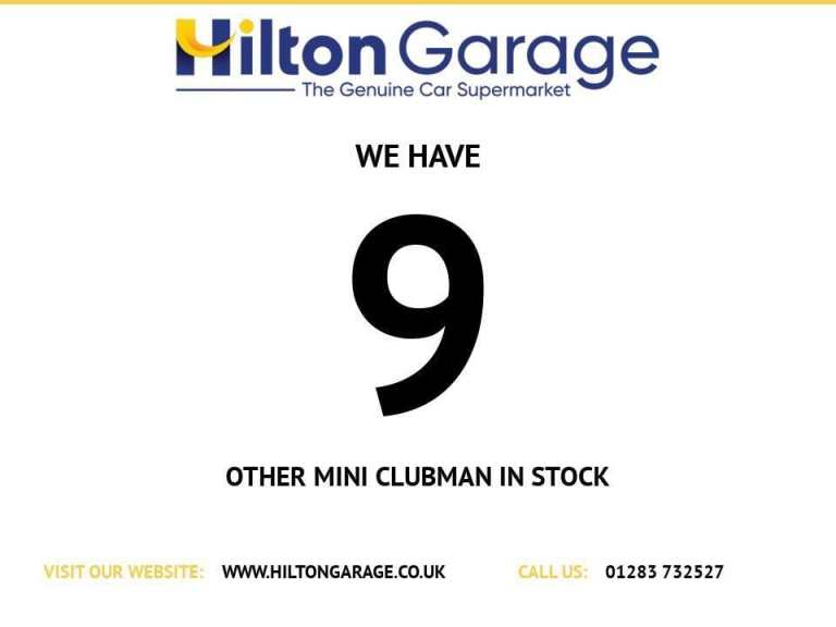 2017 MINI Clubman 2.0 Cooper S Estate 6dr Petrol Auto Euro 6 (s/s) (192 ps) - CRUISE CONTROL  EST...
