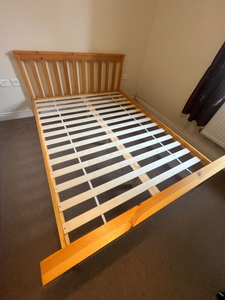 Wooden Double Bed Frame