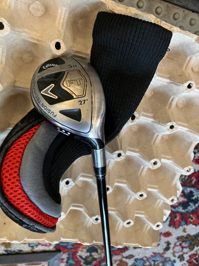Callaway FT Fusion Technology 5H Golf Club with Headcover – Good Condition