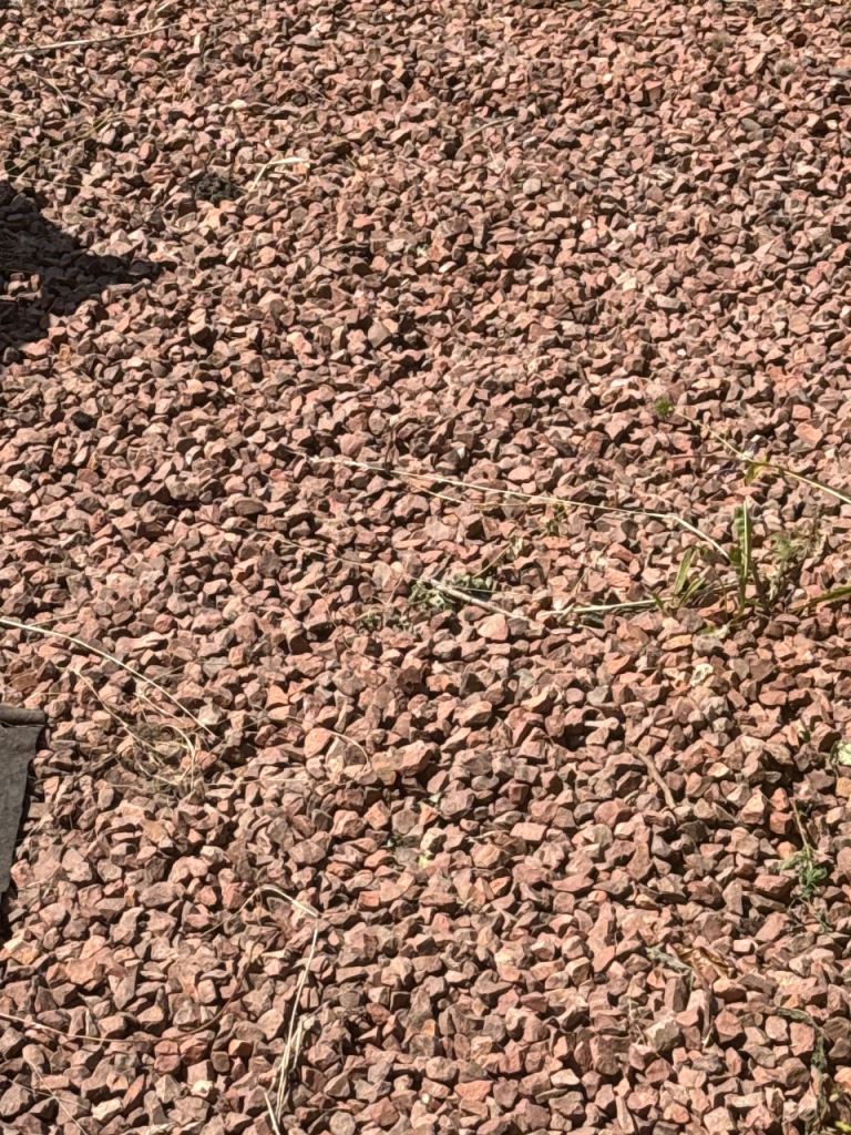 Red Gravel for Garden or Paving
