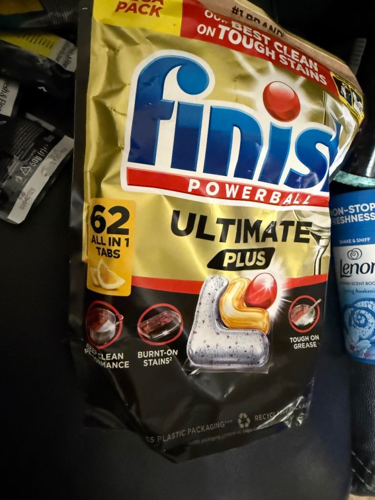 Finish Powerball Ultimate Plus Dishwasher Tabs - 62 Pack