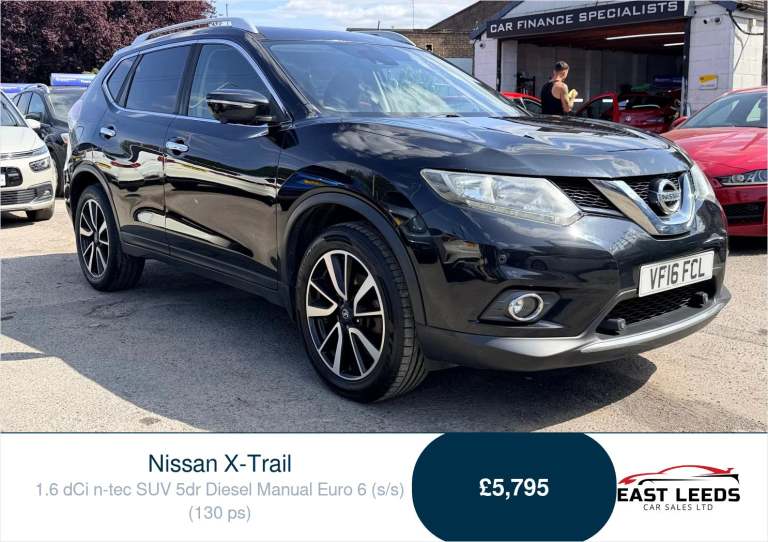 2016 Nissan X-Trail 1.6 dCi n-tec SUV 5dr Diesel Manual Euro 6 (s/s) (130 ps) SUV Diesel Manual