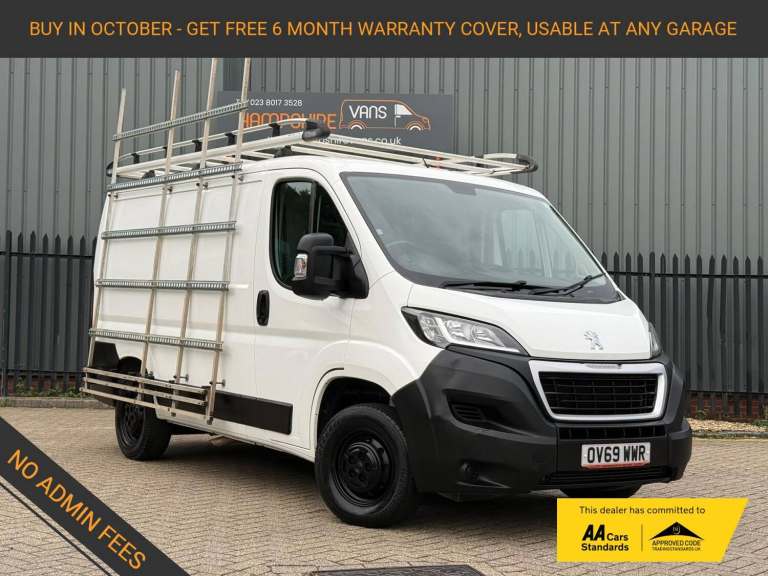 2019 Peugeot Boxer 2.2 BlueHDi 333 Professional Panel Van 5dr Diesel Manual L1 H1 Euro 6 (s/s) Pa...