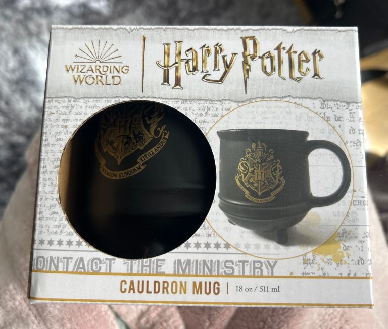 NEW Harry Potter Cauldron Mug - Black Ceramic, Boxed