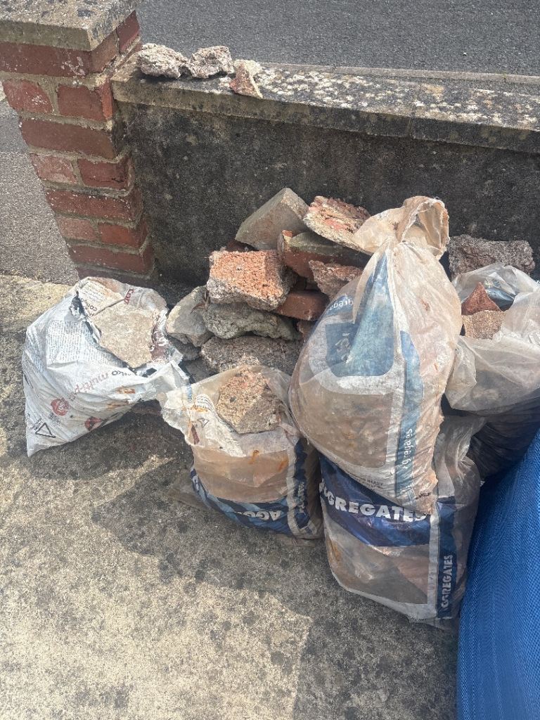 Free Rubble bagged up