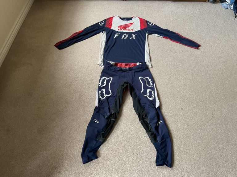 Fox Racing Motocross Kit Adult size 32” Pants & XL Jersey MX HONDA CRF 250 450 FLY FXR GEAR THOR 