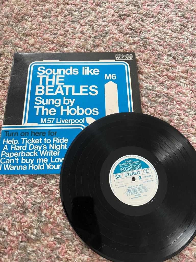 Sounds Like The Beatles Sung by The Hobos Vinyl Record