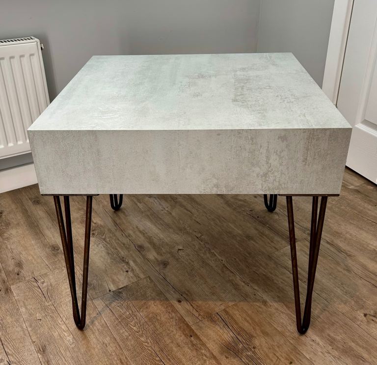 Concrete Effect Coffee Table/Side Table