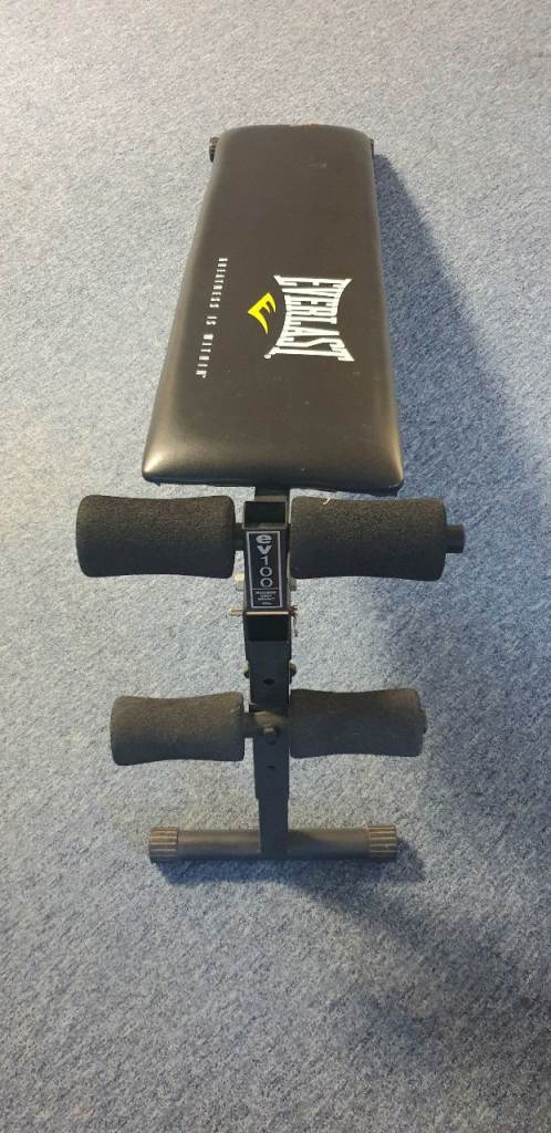 image for Everlast sit-up bench with dumbell weights