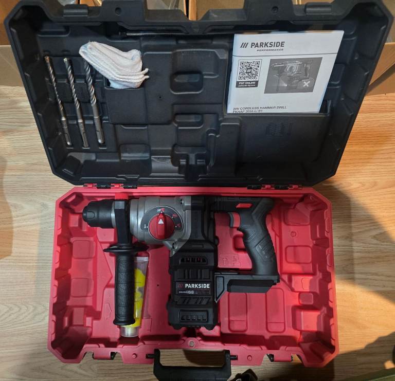 PARKSIDE PERFORMANCE 20V Cordless Hammer Drill - Bare Unit PKHAP 2034-LI B1
