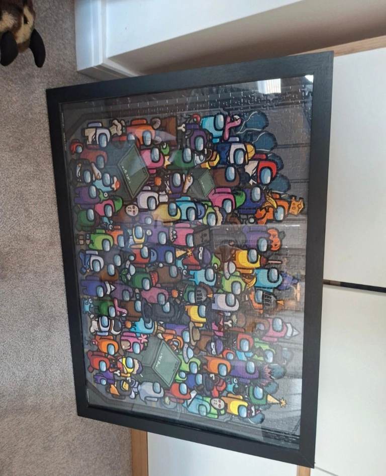 Among Us Framed Art - Multicoloured Print