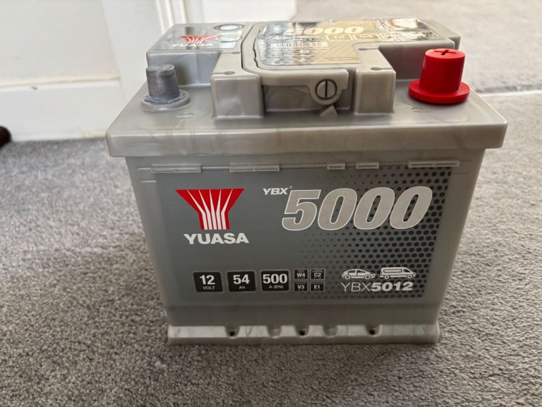 Brand new car battery - Top quality Yuasa YBX5012 