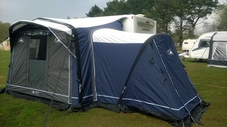 Caravan Awning and bedroom extension