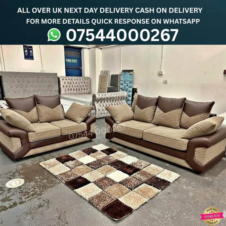 Living Area Sofas with Neat Finish