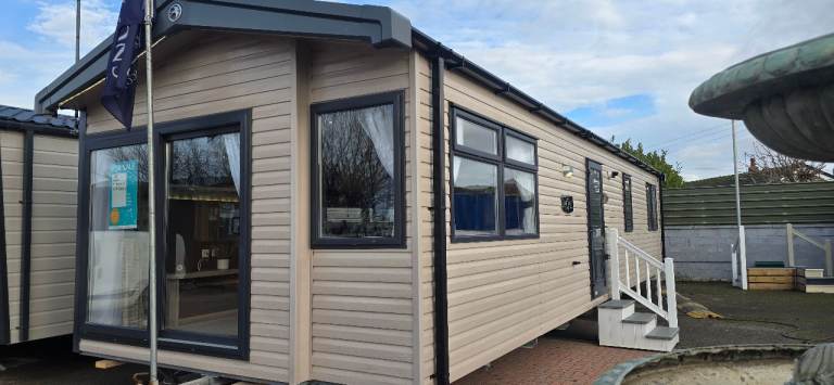 Double Glazed unites sites on coastal site in North Wales
