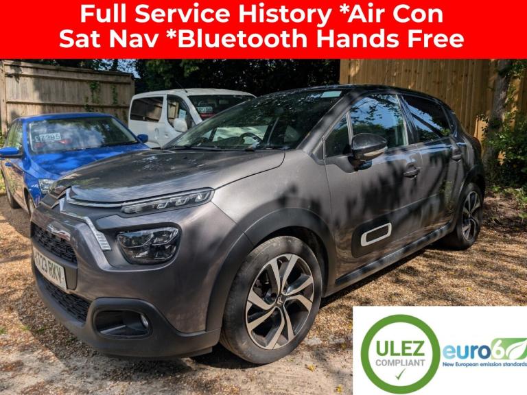 2023 Citroen C3 1.2PureTech 110 Shine Plus 5 Door Hatchback In Grey HATCHBACK Petrol Manual