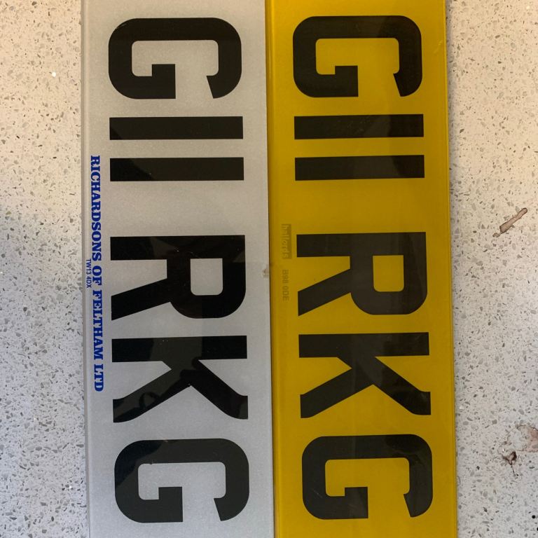 Private Registration For Sale.