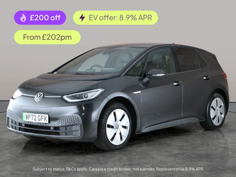 2022 Volkswagen ID.3 Pro 58kWh Family Hatchback 5dr Electric Auto (145 ps) - CARPLAY - LED - HEA ...