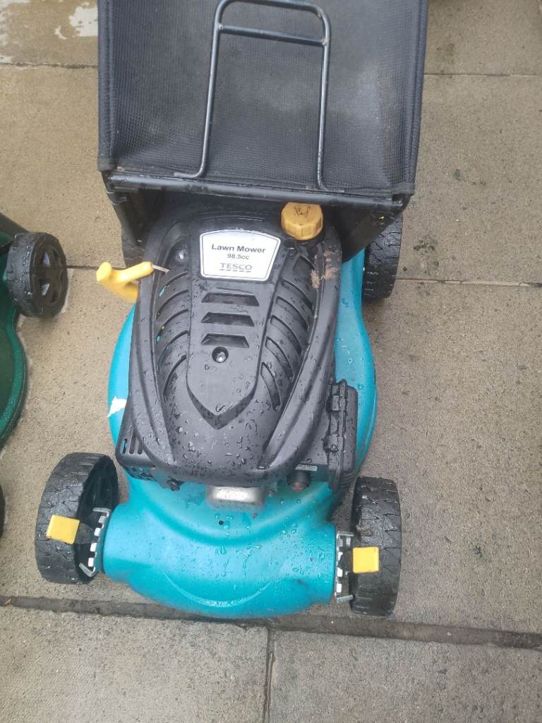 3x petrol lawnmowers 
