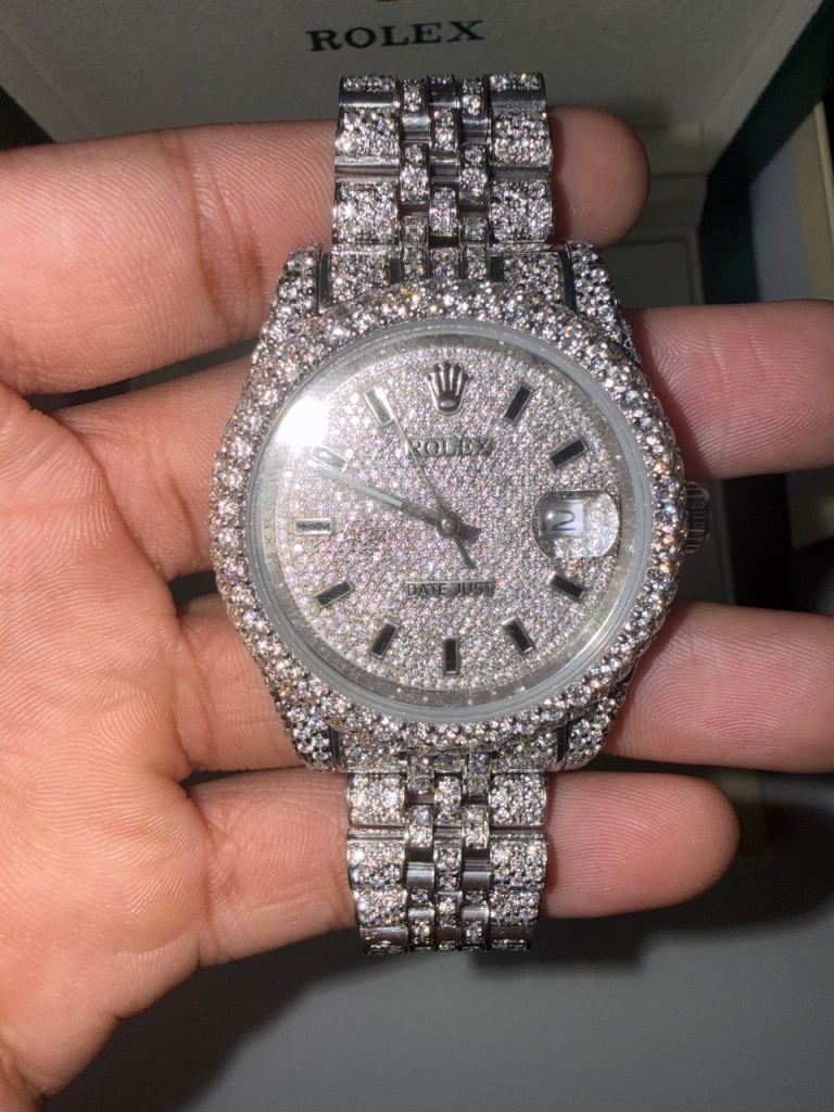 Rolex Datejust Diamond Watch – Silver, (£1,799)
