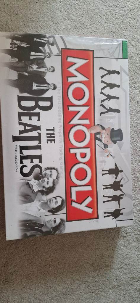 Beatles monopoly- brand new and sealed